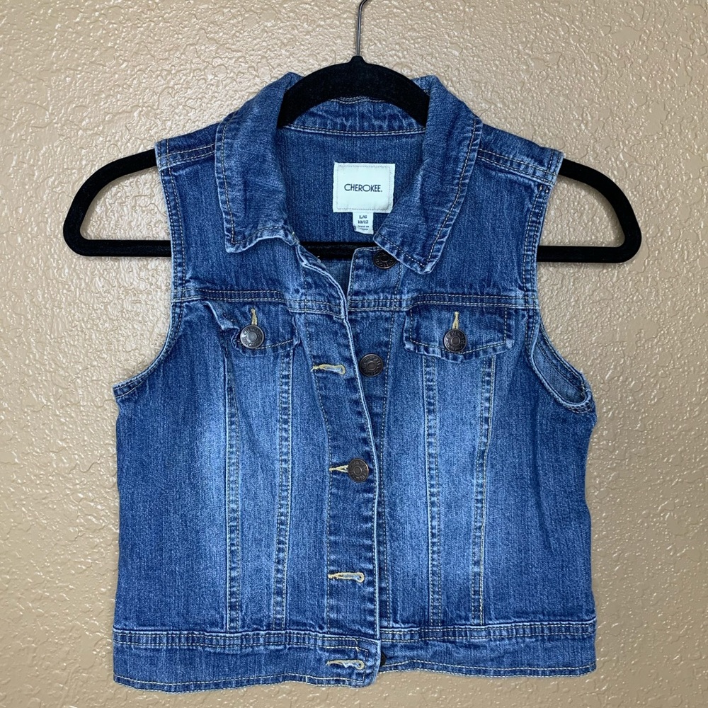 Cherokee Denim Vest